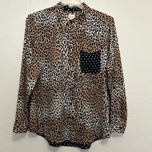 Chico’s  Leopard Blouse